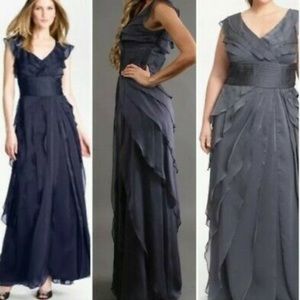 Adrianna Papell Chiffon Petal Gown